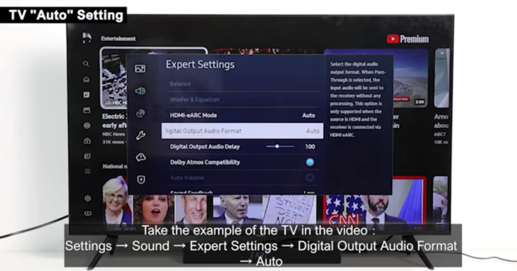 How to set the TV Sound output format？🔥🔥🔥🔥 Ultimea